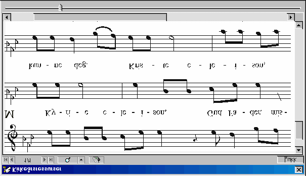 Forhåndsvis notebilde Velg Liturgisk musikk på en tittel. Velg vis notebilde og klikk på sang tittelen igjen. på Plasser musepekeren på Hold venstre museknapp nede.