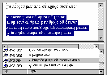 på Hele leddet er kopiert og kan limes inn i et annetdokument. Kopier en del av et ledd Marker leddet. Marker den delen som du vil kopiere. på Kun den delen som er markert blir kopiert.