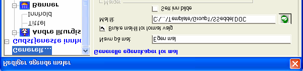 Sett hake i "Sett inn bilde". Microsoft Word Bokmerket <<Picture>> inn der bildet skal plasseres. Bokmerket settes inn ved hjelp av bokmerkefunksjonen i Microsoft Word.