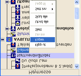 Velg Rediger Sett inn (alt.: klikk høyre musetast). Velg undergren. Sett hake i "Ta med undergrener" hvis du ønsker elementene som hører til undergrenen med i detaljplanen.