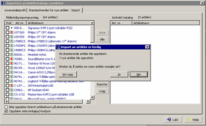 Artiklene er nå lastet inn, og tilgjengelige i windows og web. Eksisterende artikler er oppdatert, og nye artikler lagt til.