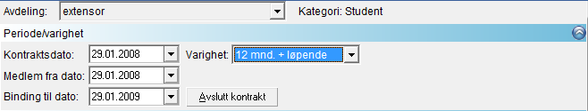 Klippekort Når en skal lage oppsettet for klippekort, så vil en også finne dette i prisliste. På samme måte som kontrakts typer, så oppretter en navn og kategori på klippekortet.