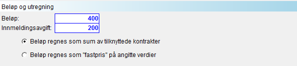 Da vil annen betaler komme fram på fakturautskriften som mottaker av faktura. Teksten forteller at det gjelder for aktuell kunde og aktuell periode.