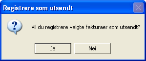 Fakturaoversikt Faktureringsfunksjonene i Extensor 05 finner du i fanearket Fakturaoversikt. Hvilken visning man får ved de ulike valgene fremkommer av teksten på hvert valg.