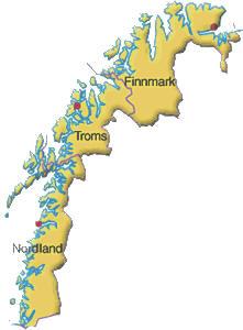 Arbeidsglede Nord-Norge slår Oslo på viktige faktorer 82 80 78 76 74 72 70 68 66 Samarbeid Daglig