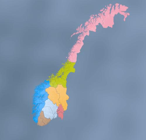 Litt om norsk regionalpolitikk I Norge vurderer en å avskaffe fylkene og erstatte dem med et mindre antall regioner.