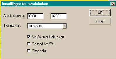 123 Corrado hjelp Ikke utførte avtaler En oversikt over Ikke utførte avtaler vises i nedre delen av skjermbildet, og denne listen inneholder alle avtaler på innlogget bruker som ikke er utført