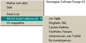 155 Corrado hjelp overskriften i listen. I feltet Utvalg kan du kan velge å se ikke leste, leste eller alle meldinger, samt at du kan velge Faks og/eller Post (E-post).