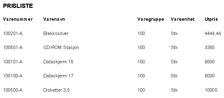 Rapporter 66 Hvordan tilordne et felt en ledetekst (feltbeskrivelse) Klikk på knappen for å fortelle at du vil sette inn et felt Klikk i den seksjonen hvor du vil ha feltet og du får et felt med