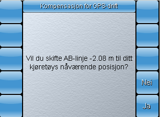 c5. Kompensasjon for GPS-avdrift Posisjonen til sporstyringsstien etter GPS-avdrift Posisjonen til den originale fysiske stien Figur 6-50.