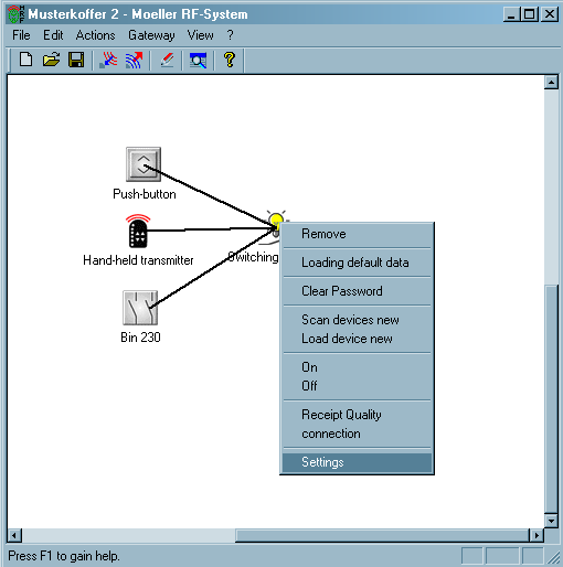 Konfigurasjonseksempel Dimmeaktuator Konfigurasjonseksempel for Persienneaktuator Konfigurasjonseksempel Romtermostat Konfigurasjonsekesmpel for Sjalteaktuator 1.