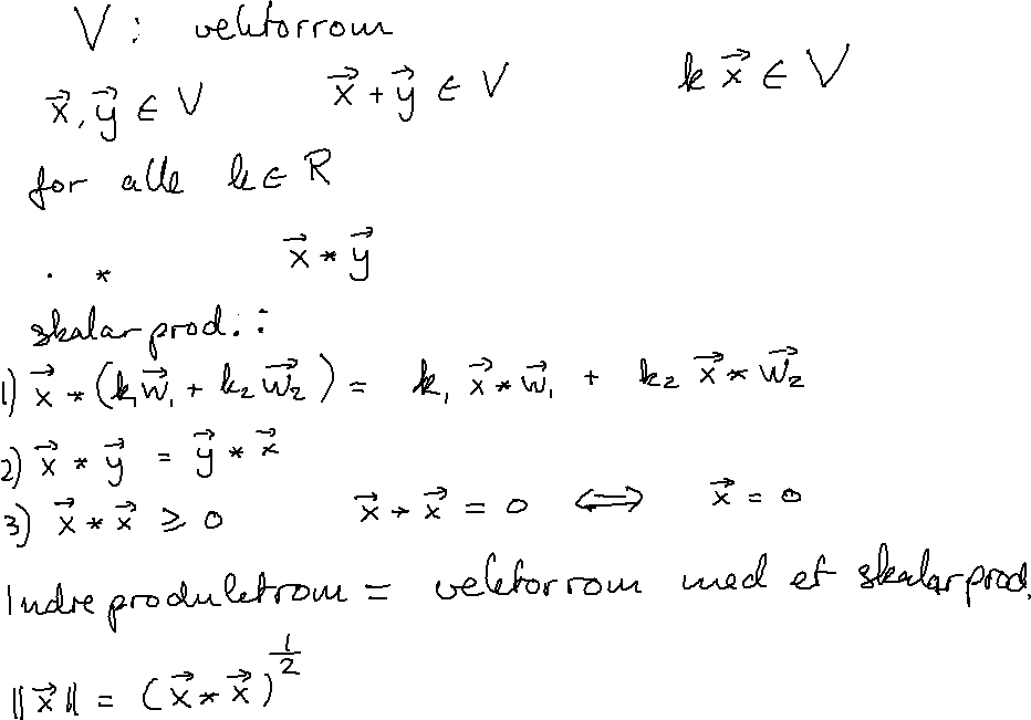 Vektorrom og