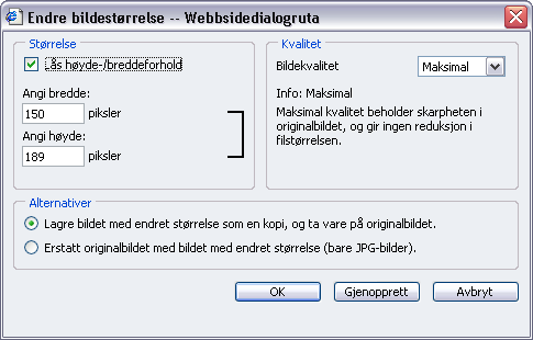 Arbeide med informasjonen 41 Plassere et bilde ved siden av tekst Hvis du vil plassere bildet pent i forhold til teksten, kan du gjøre det ved å bruke alternativet Bildeegenskaper.