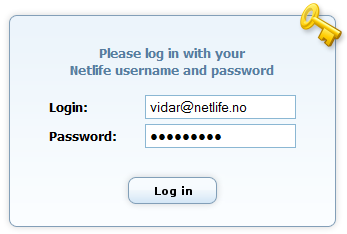 Guide for Netlife administration pages Innledning Dette er en veiledning for bruk av Administrasjonssidene for dine Netlife produkter.