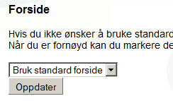 Man må også legge inn samme URL for å linke den gamle annonsen til samme side: Organisere Advert pools For å slette, endre plassering/rekkefølge på annonsene kan man bruke de små pil knappene til