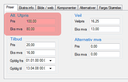 Varer 3.10 Ordrelinjeregler En ordrelinjeregel er en regel som kun gjelder for én linje i kassebildet.