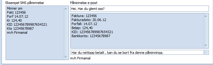 Purrings-/Innfordringsinnstillinger Hvis du ikke bruker et inkassobyrå kan du se bort fra dette punktet. 1) Gå inn på Innstillinger, Firmainnstillinger.