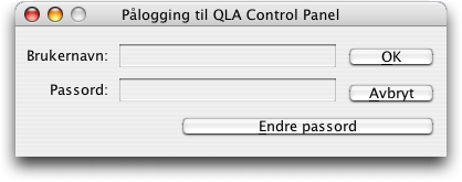 STARTE KOMPONENTEN QUARK LICENSE ADMINISTRATOR SERVER LISENSINFORMASJON Når du starter QLA Server, vises informasjon om dine lisensierte Quark-produkter.