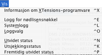 BRUKE BRUKERGRENSESNITTET FOR QLA CONTROL PANEL MENYEN ANNET Via menyen Annet kan du generere en ekstern lisensfil for frilansere.