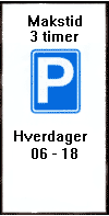 Gjesteparkering På dagtid (hverdag) er det begrenset parkeringstid på områdets besøksplasser. Dette gjelder kun på HVERDAGER mellom kl 0600 og 1800.