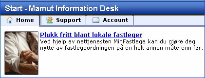 Start Mamut Information Desk Mamut Information Desk er en informasjonskanal mellom deg og Mamut.