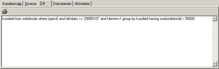 108 Quick Brukerkonferansen For å generere kundeutvalget klikker du på knappen på kundeutvalg-siden.