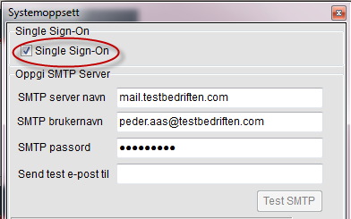 Single Sign-On (SSO) Single Sign-on er en løsning som gjør det mulig for deg som bruker av Huldt & Lillevik Lønn 5.