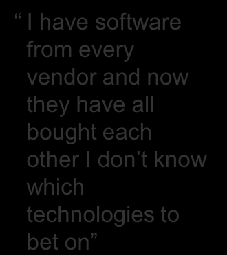 would really be really good I have spent a lot of money on my BI systems but am not getting the value I expected I have lots of reports, but never the information I need to run the business I don t