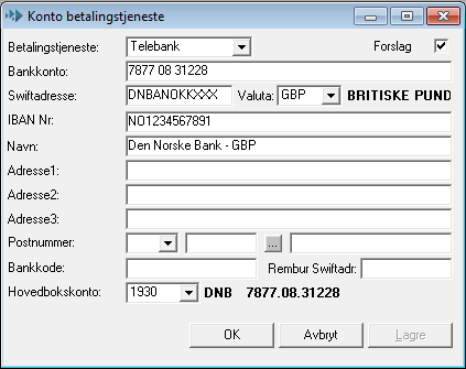 I tillegg så må en konsulent fra Maritech Systems AS åpne for remittering i valuta ved å teste på deres lisensnummer i programkoden (hardkodet i kildekoden).