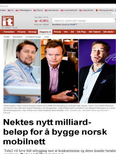 Tele2 og Network Norway har vært tillatt å ta en høyere pris for å