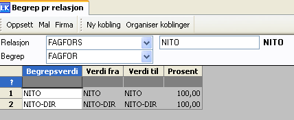 5.3. Verdireferanse Begrepet GENERELL trenger ingen begrepsverdier, men dette begrepet må legges inn som en kobling under verdireferanse G005 Arbeidsgiveravgift. 5.4.