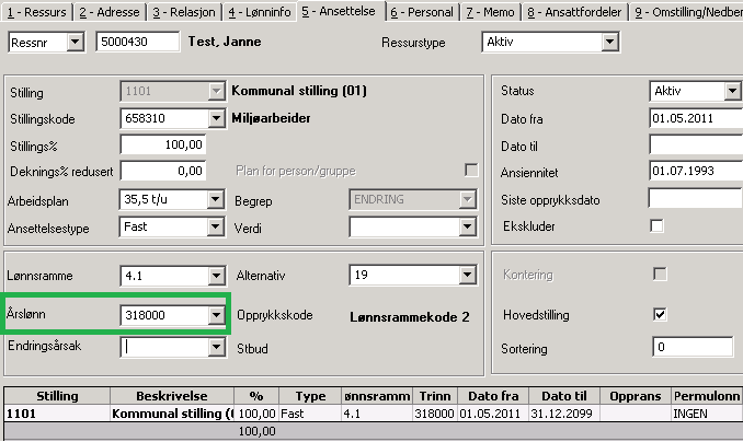 2. Forutsetninger For å kunne ta i bruk modulen Lønnsforhandling er det lagt til grunn noen forutsetninger i lønnsoppsettet i AGRESSO Smart Client.