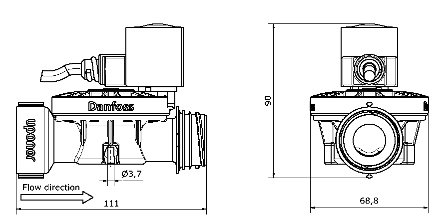 Engineering Sheet Valve type: EV228A 18P MIX E UN000 Code no.: 042U819101 Danfoss A/S Industrial Automation IA Albuen 29 DK-6000 Kolding, Denmark CVR nr.