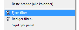 102 Hvordan... 102 Klikk i tom rute nedenfor eller bruk pil ned og ny post lages. Slette poster Marker den/de poster som skal slettes og trykk på 'Delete'-knapp på tastaturet.