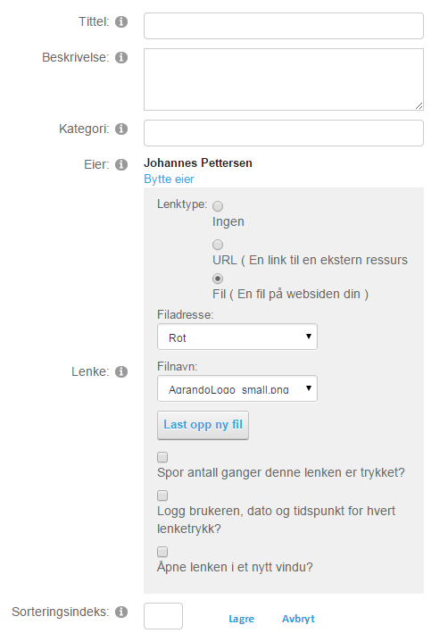 4.3 Innlogging (Authentication) Gir muligheter for innlogging til brukere som skal ha tilgang til mer informasjon. For eksempel konfirmanter, kor, utvalgsmedlemmer etc. 4.