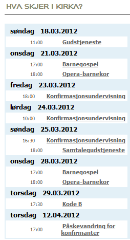 Informasjon om "organisasjon" hentes fra det som er definert i Medarbeideren under Navigasjonsmenyen = Organisasjon. 5.