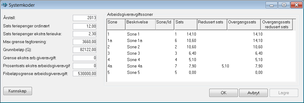 Stillingskoder Her legges inn stillingskodene for SSB/NHO som brukes i forbindelse med lønnsstatistikk, jfr. omtale av Lønnsstatistikk SSB på side 78.