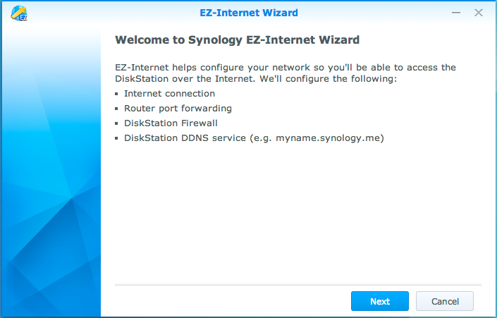 Kapittel Få tilgang til Synology NAS fra Internett Kapittel 7: 7 Du kan koble deg til Synology NAS over Internett, noe som gjør tjenestene tilgjengelige fra hvor som helst og når som helst.