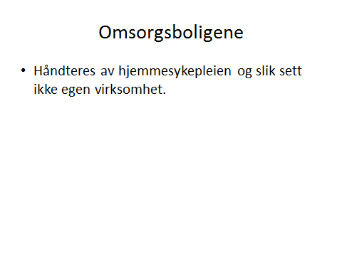 Det finnes ikke omsorgsboliger med heldøgnsbemanning i Hobøl.