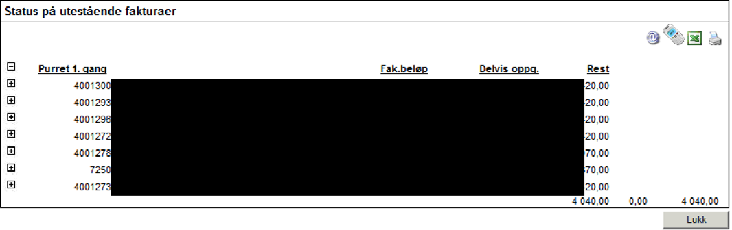 18: ØKONOMIRUTINER Mysoft inneholder ganske mange økonomirapporter og muligheter for å følge opp innbetalingene.