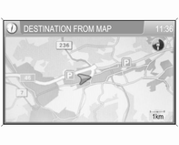 Navigering 61 Trykk på tasten NAV, og velg alternativet Destination (Destinasjon) for å åpne menyen ENTER DESTINATION (Skriv destinasjon). Velg menypunktet User POIs (Bruker-POI-er).