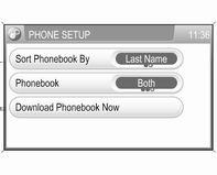 Telefon 85 Så lenge mobiltelefonen er paret med Infotainment, er telefonboken lagret på Infotainment.