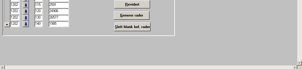 Figur 2-9 - Revisjonsapplikasjonen i Kostra_koek I revisjonsapplikasjonen kan gjøres oppslag på dataene i kombinasjon kontoklasse, funksjon og art, og på delsummer av disse hver for seg.