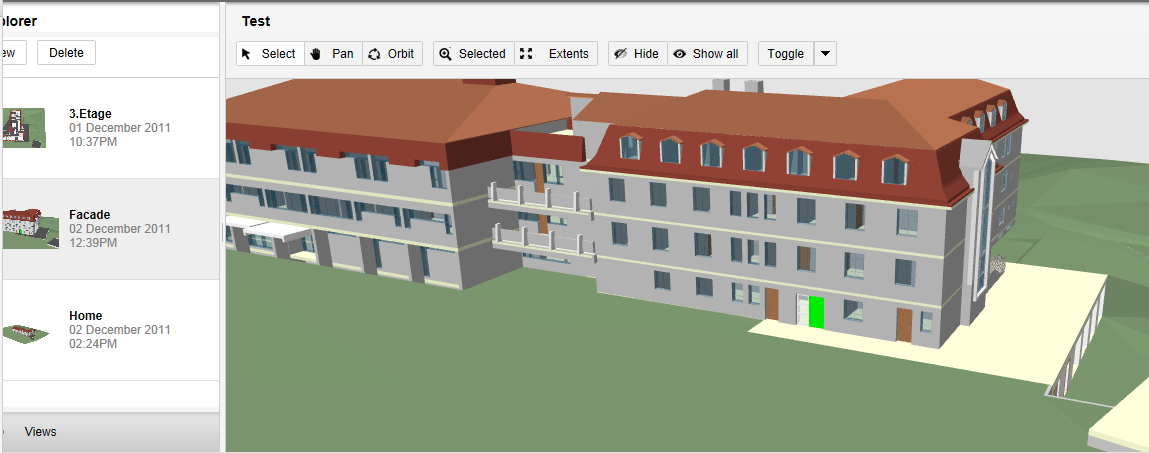 BIM Process for setting up the facility structure Registrate building/documentation