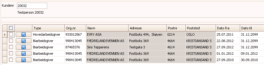 Varsel om utleggstrekk Dersom det skal sendes varsel om utleggstrekk må følgende