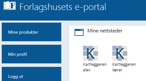 KOMME I GANG MED KARTLEGGEREN Systemet som vi omtaler som Kartleggeren, består egentlig av to nettprogrammer: Kartleggeren Elev og Kartleggeren Lærer.