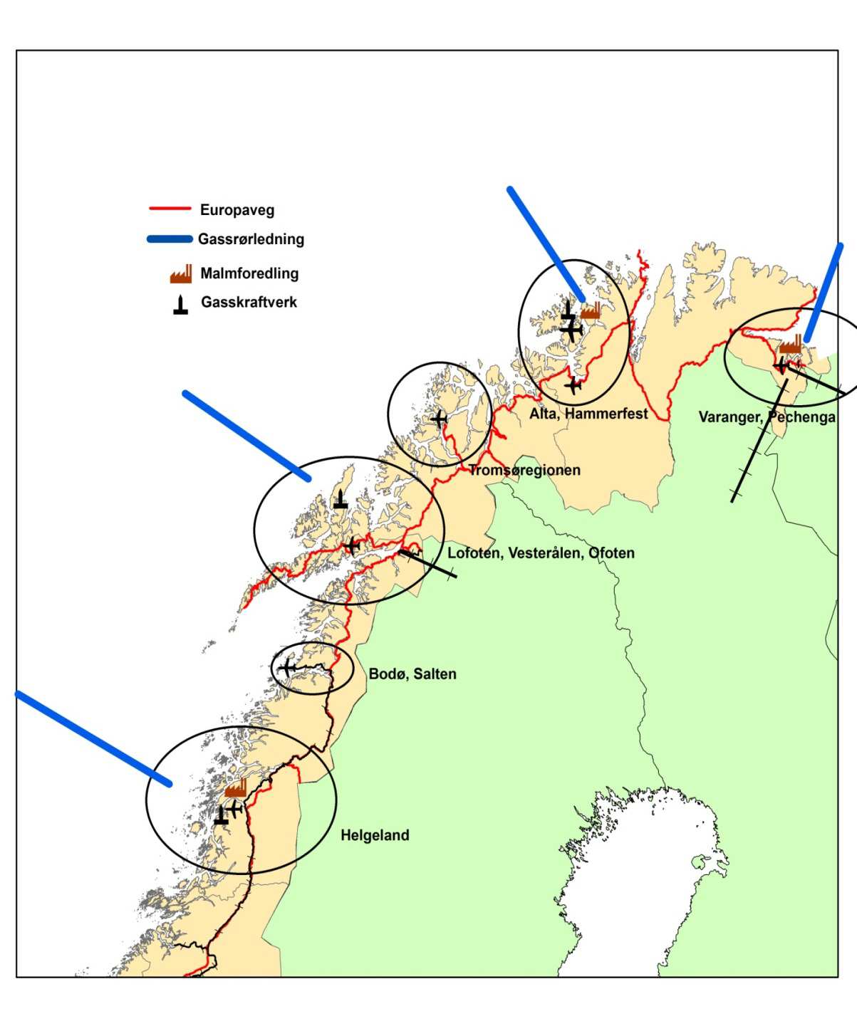 Vekstregioner i Nord Norge Helgeland Bodø Salten Midtre