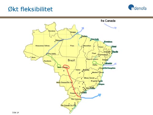 Jeg skal si litt om resultatene av våre anstrengelser siden vi har statistikk for hver båt á 30 000 tonn som kommer inn til Fredrikstad, for de to siste årene.