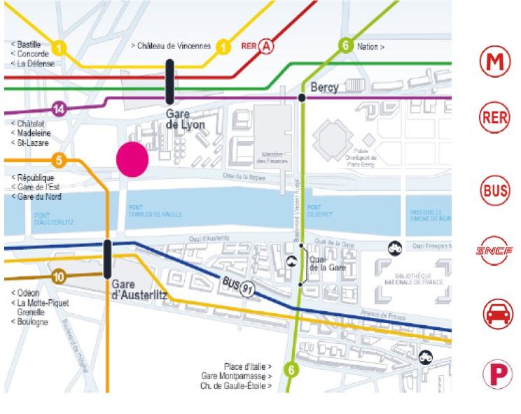 05.06.2014 Tour Lyon Bercy Sentral beliggenhet ved Gare de Lyon i det 12. distrikt Eiendommen ligger ca.