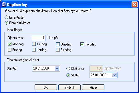 KLIENTOPPFØLGING, TIMEREGISTRERING OG AKTIVITETSSTYRING 6. Så er det på tide å legge inn aktivitetene som Stine skal arbeide med i forhold til denne klienten.